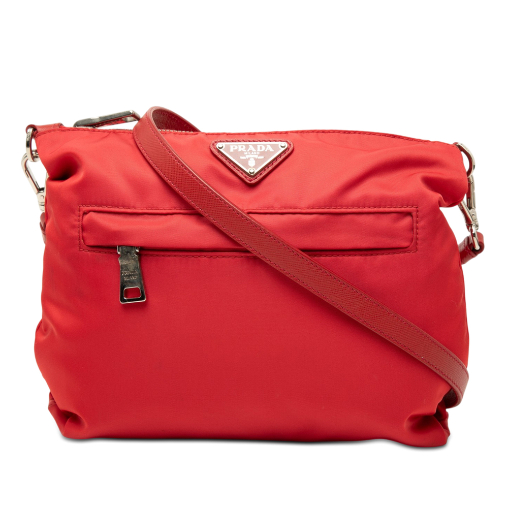 Pre-Loved Prada Tessuto Zip Top Crossbody